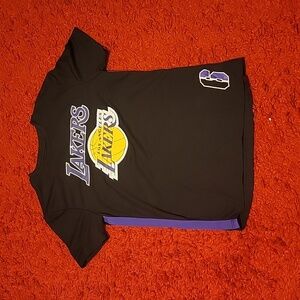 **NEVER WORN** black LeBron James Lakers Jersey shirt men's size small
